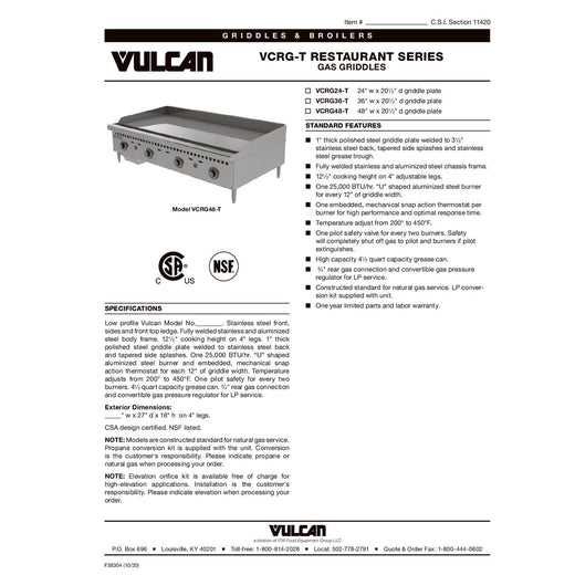 Spec Sheet