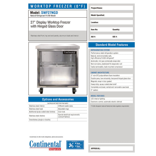 Spec Sheet