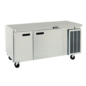 Delfield 18660BUCMP 60" ADA Height Undercounter Refrigerator with 4" Casters