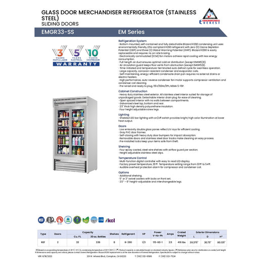 Spec Sheet