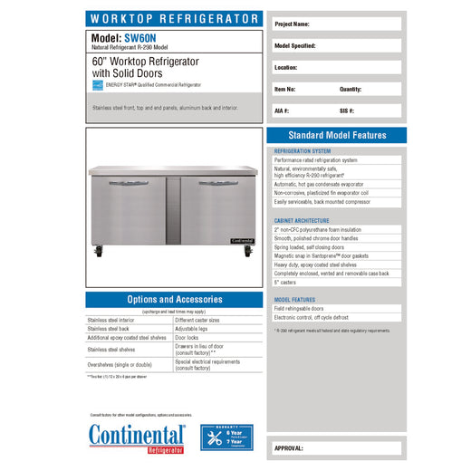 Spec Sheet