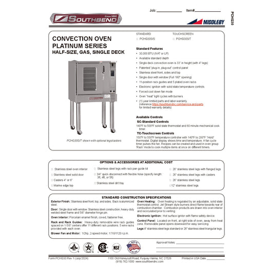 Spec Sheet