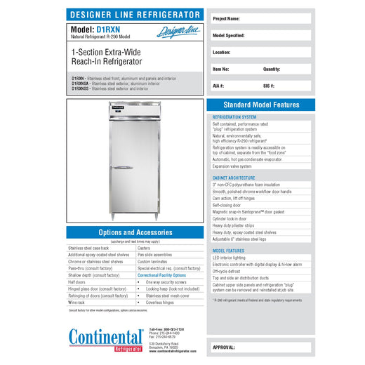 Spec Sheet