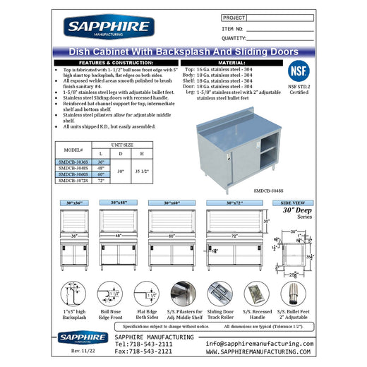 Spec Sheet
