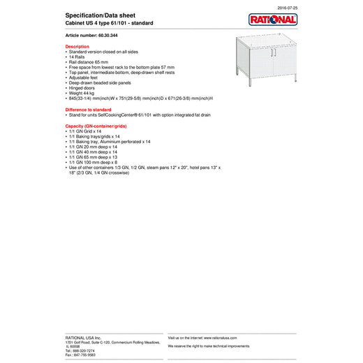 Spec Sheet