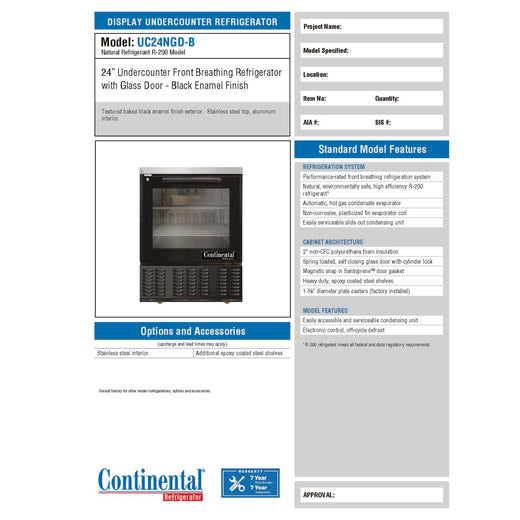 Spec Sheet
