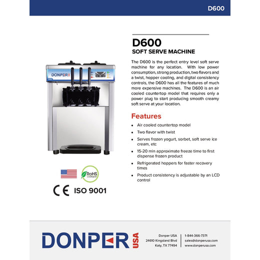 Spec Sheet