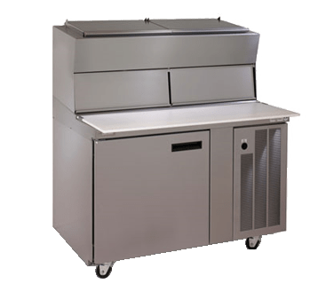 Delfield 18648PDLP 48-Inch Refrigerated Pizza Prep Table — 1 door