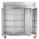 Traulsen G30010 Three-Section Solid Door Reach-In Refrigerator