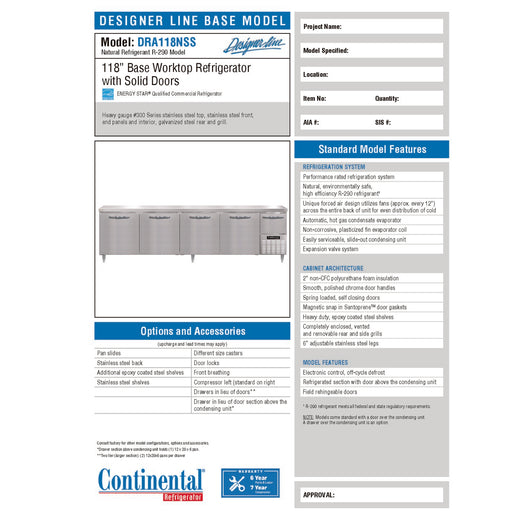 Spec Sheet