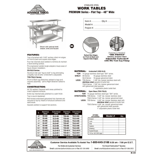 Spec Sheet