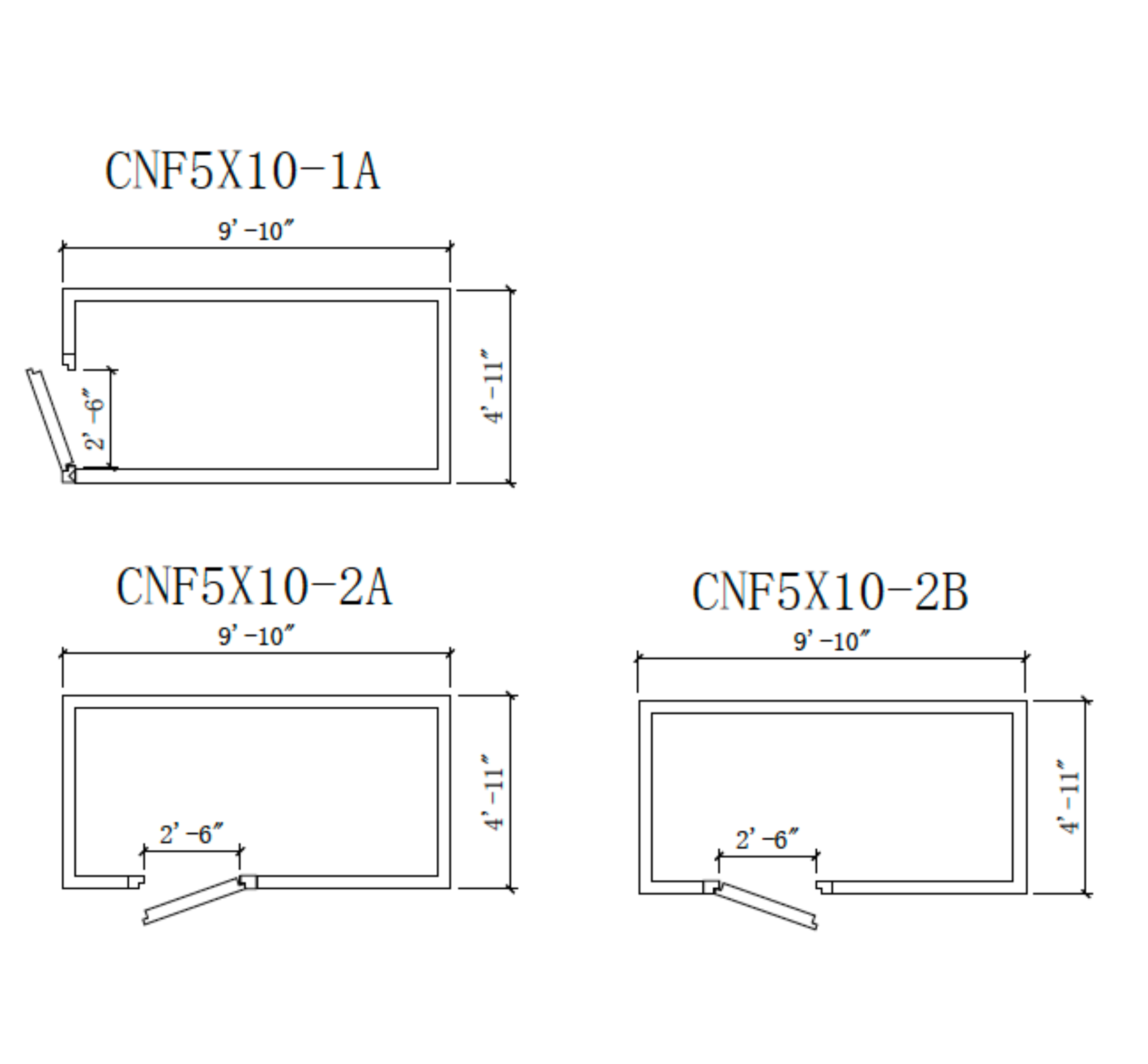 Astra 5 x 10  Walk-In Cooler No Floor CNF5X10