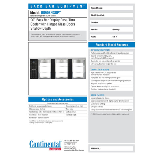 Spec Sheet