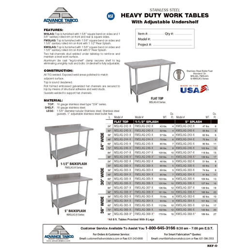 Spec Sheet