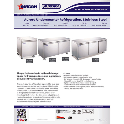 Spec Sheet