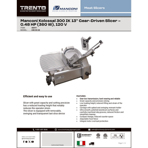 Spec Sheet
