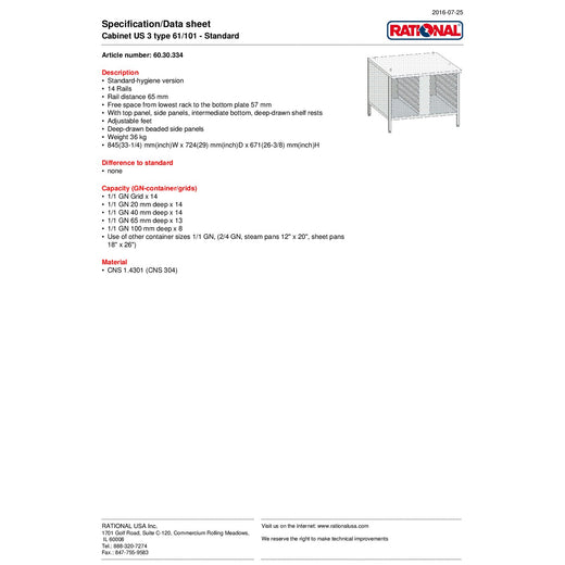 Spec Sheet