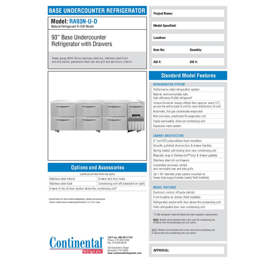 Spec Sheet