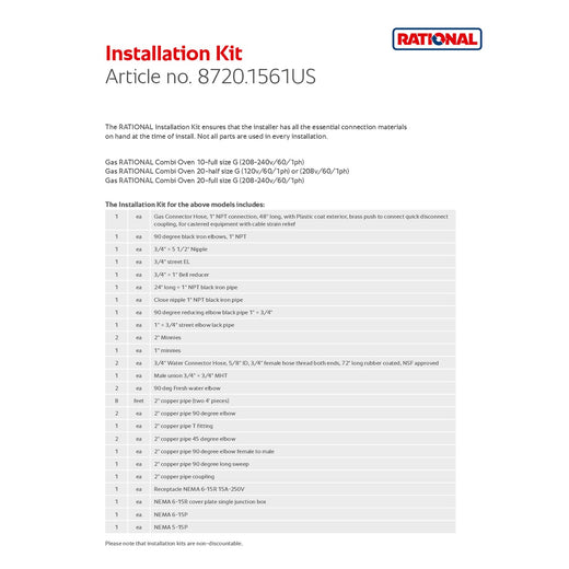 Installation Kit 1561