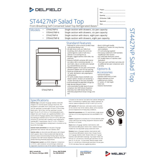 Spec Sheet