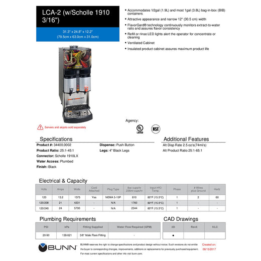 Spec Sheet
