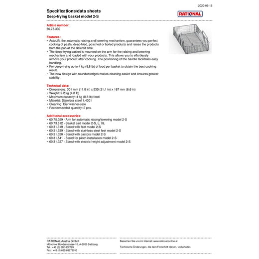 Spec Sheet