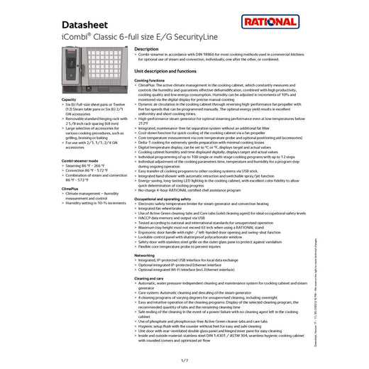 Security Spec Sheet