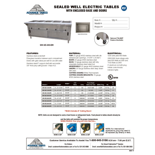 Spec Sheet