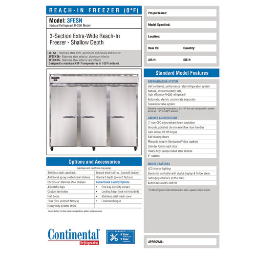 Spec Sheet