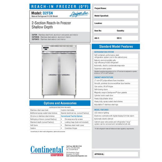 Spec Sheet