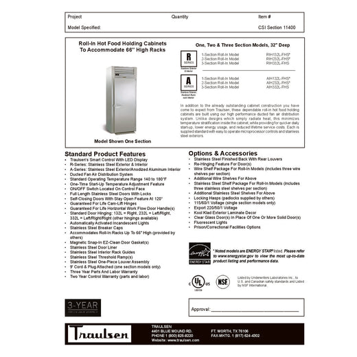 Spec Sheet