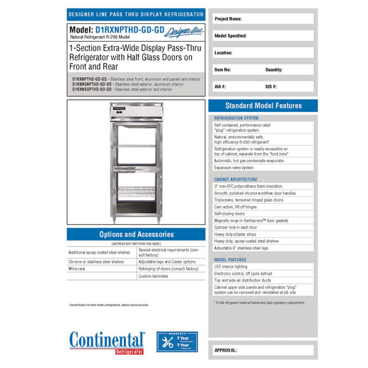 Spec Sheet