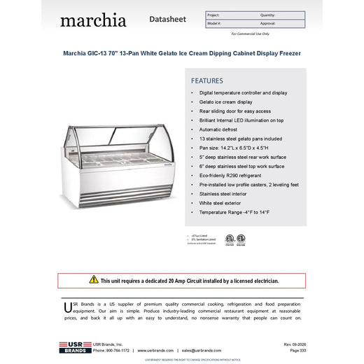 Spec Sheet