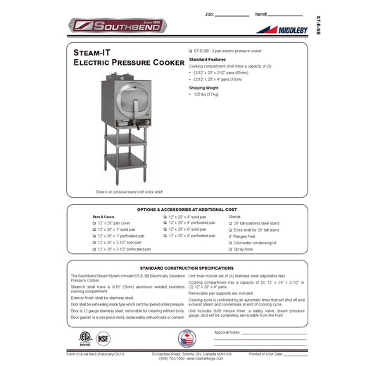 Spec Sheet