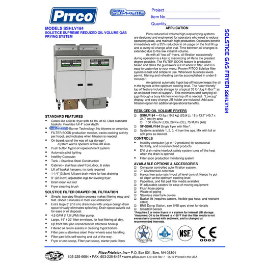 Spec Sheet