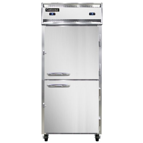Continental Refrigerator 1RFXNHD 36.25-Inch Refrigerator / Freezer — 2 Doors, Stainless Steel Front