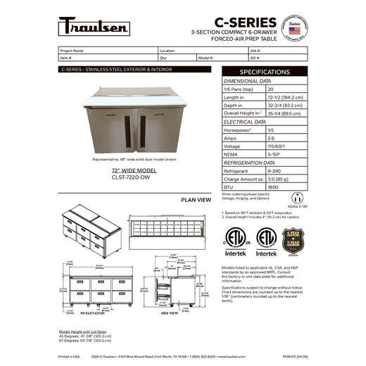 Spec Sheet