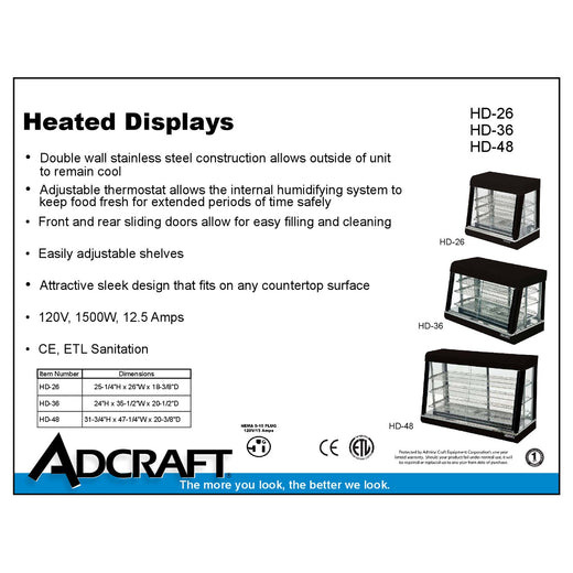 HD-36 Spec Sheet