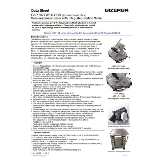 Spec Sheet