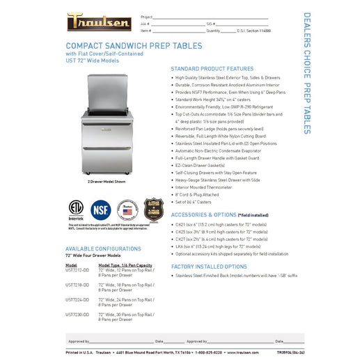 Spec Sheet