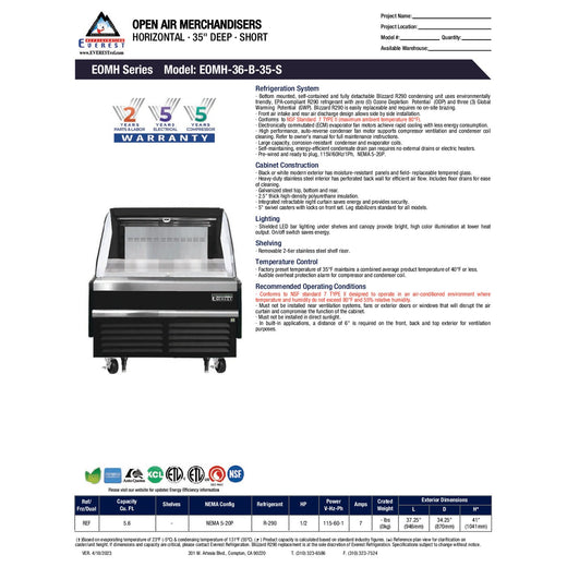 Spec Sheet