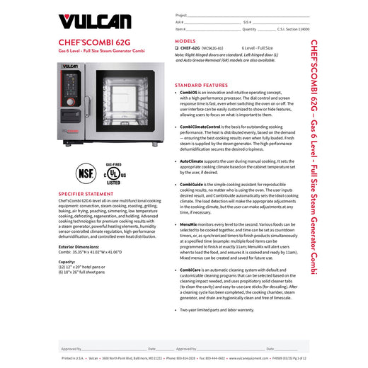 Spec Sheet