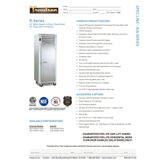 Spec Sheet
