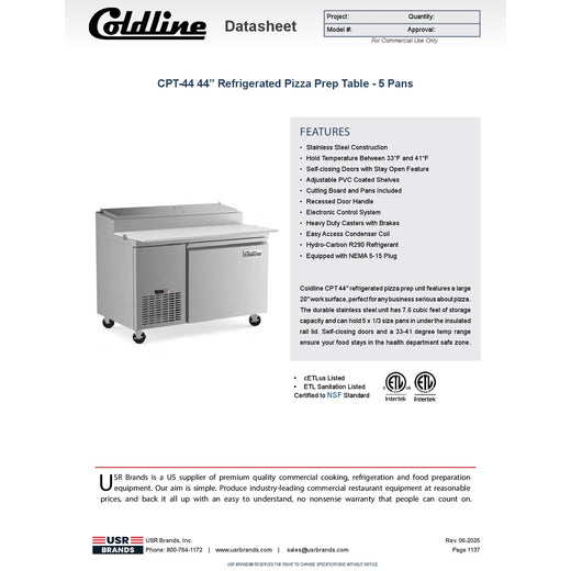 Spec Sheet