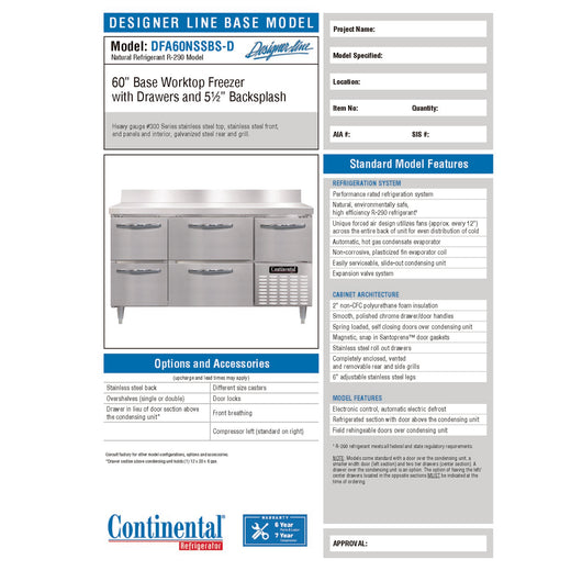 Spec Sheet