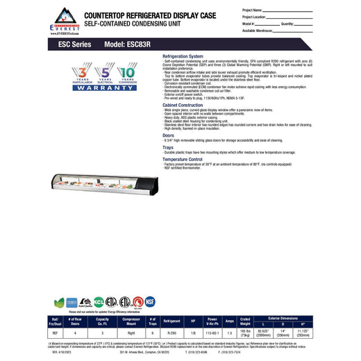 Spec Sheet