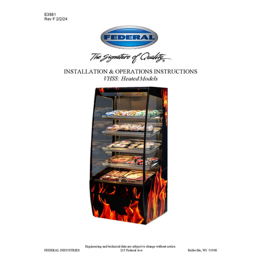 VHSS4878C Installation & Operation Manual