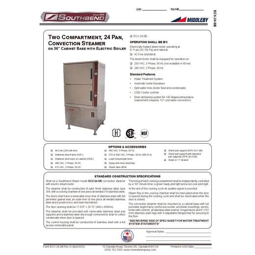 Spec Sheet