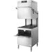 Hobart AMTL-2 Double Level High Temperature Door-Style Dishwasher with Booster Heater - 208-240V, 3 Phase