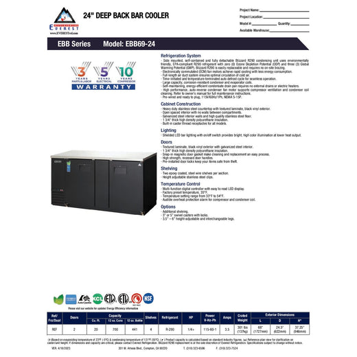 Spec Sheet